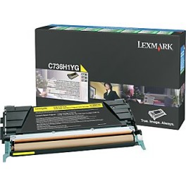 Lexmark Toner C736/X736 C736H1YG Yel 10K