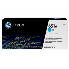 HP Toner nr 651A CE341A Cyan 16K