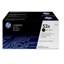 HP Toner nr 53XD Q7553XD Black 2pack 2x7K