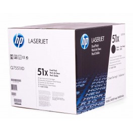 HP Toner nr 51XD Q7551XD Black 2pack 2x13K