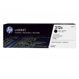 HP Toner nr 312XD CF380XD Black  2pack 4,4K