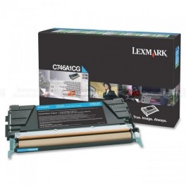 Lexmark Toner C746/748 C746A1CG Cyan 7K