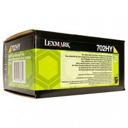 Lexmark Toner 702HY 70C2HY0 Yellow 3Kzwrotny