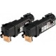 Epson Toner AcuLaser C2900 S050631 Black 2pack, 2x3K