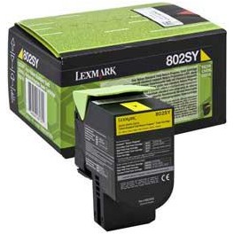 Lexmark Toner 80C2SY0 Yellow 2K