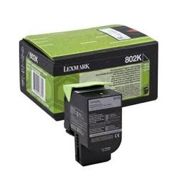 Lexmark Toner 802K 80C20K0 Black 1K CX310, CX410, CX510