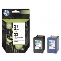 HP Tusz nr 21+22 SD367AE 2pack