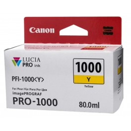 Canon Tusz PFI1000 Yellow 80 ml