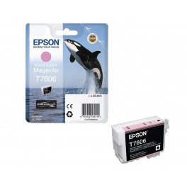 Epson Tusz SC-P600, T7606 Vivid Light Magenta, 25.9ml