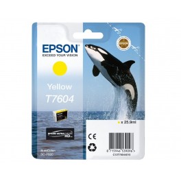 Epson Tusz SC-P600, T7604 Yellow 25.9ml