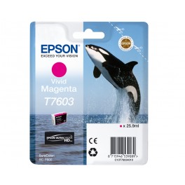 Epson Tusz SC-P600, T7603 Vivid Magenta 25.9ml