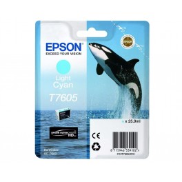 Epson Tusz SC-P600, T7605 Light Cyan 25.9ml