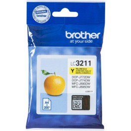 Brother Tusz LC3211Y Yellow 200 stron